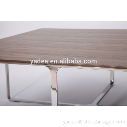 2016 easy design hot sale cocktail accent table wood top